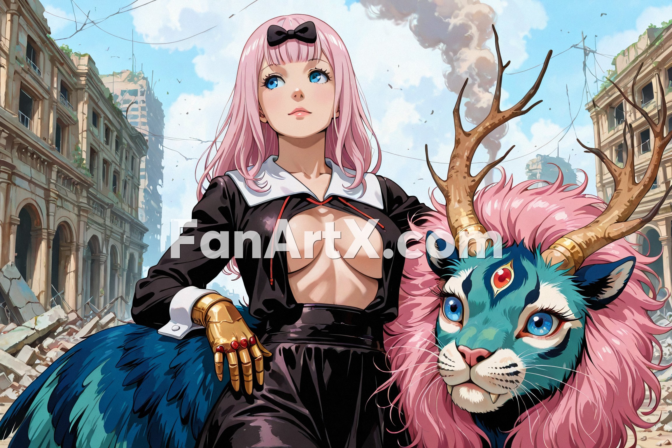 Chika Fujiwara fanart - kaguya sama love is war character 1458515